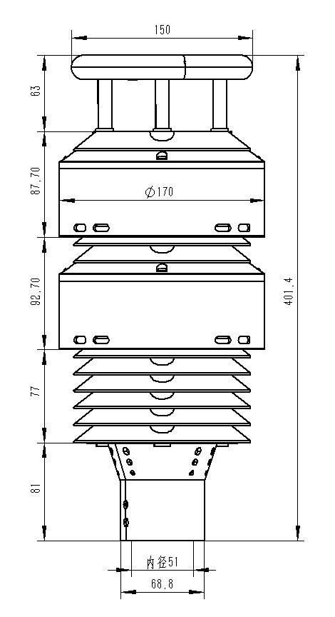 壹體(ti)化負(fu)氧(yang)離子傳感(gan)器(qi)