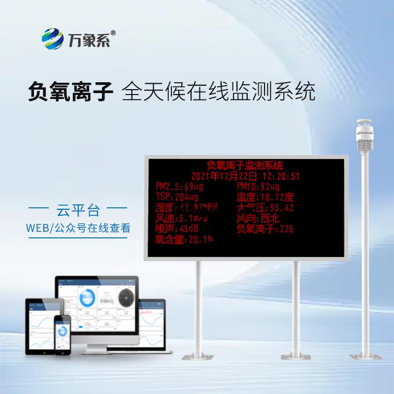 空氣(qi)負(fu)氧離(li)子監(jian)測(ce)站