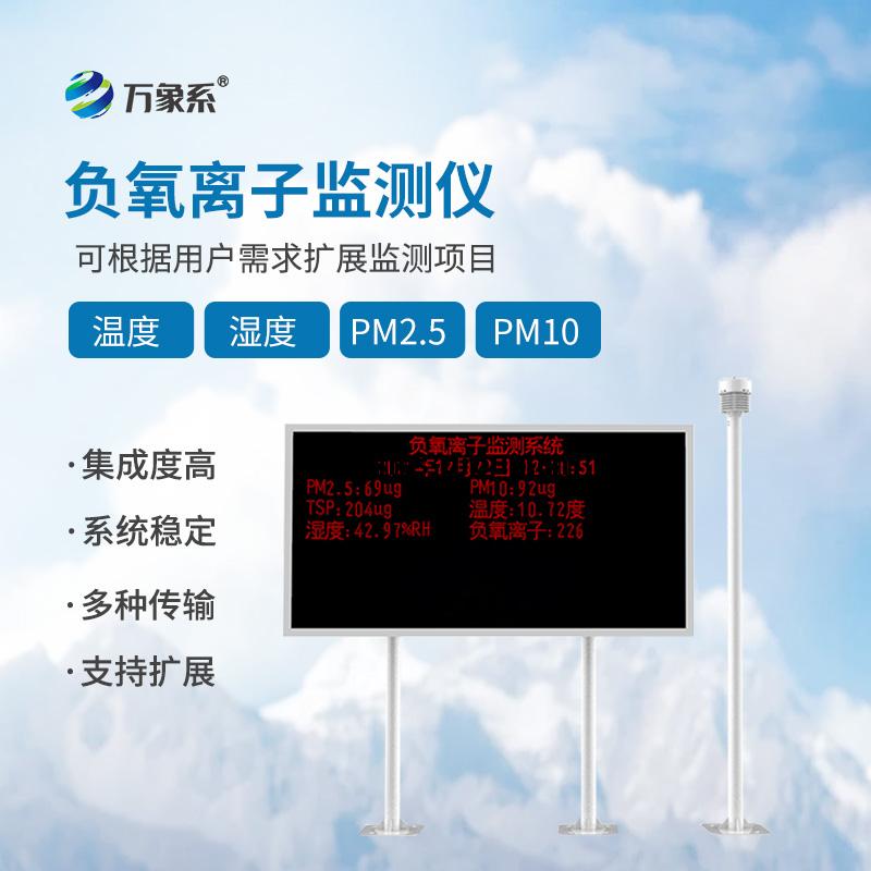 負氧離子(zi)在線(xian)監測系(xi)統(tong)